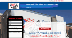 Desktop Screenshot of patriotshredding.com