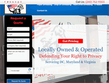 Tablet Screenshot of patriotshredding.com
